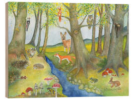 Holzbild Steigerwald