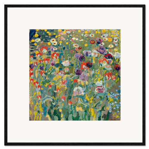Inramat konsttryck Poppy field - Erich Kuithan, 1912