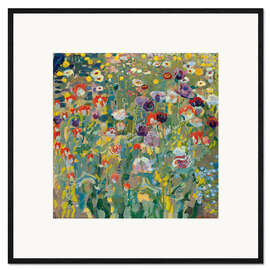Inramat konsttryck Poppy field - Erich Kuithan, 1912