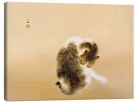 Canvas print Tabby cat - Takeuchi Seiho, 1924