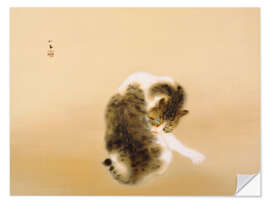 Wandsticker Tabbykatze - Takeuchi Seiho, 1924