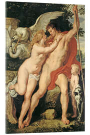 Akrylglastavla Venus and Adonis, around 1610 - Peter Paul Rubens