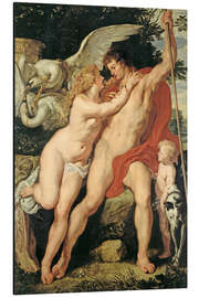Tableau en aluminium Venus and Adonis, around 1610 - Peter Paul Rubens