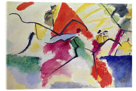 Tableau en verre acrylique Improvisation No. 5, 1911 - Wassily Kandinsky