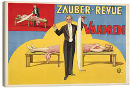 Lienzo Zauber-Revue Vandredi, 1923 - Vintage Advertising Collection
