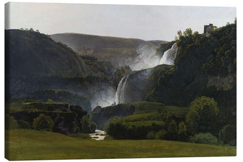 Lienzo Tivoli from the West - Johann Martin von Rohden, 1815