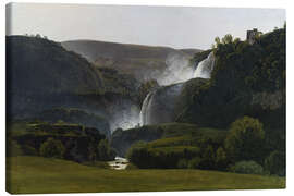 Lienzo Tivoli from the West - Johann Martin von Rohden, 1815