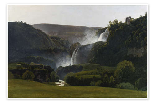 Poster Tivoli von Westen - Johann Martin von Rohden, 1815