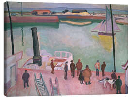 Lerretsbilde Harbor, 1908