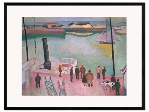 Framed art print Harbor, 1908