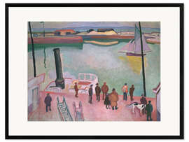 Framed art print Harbor, 1908