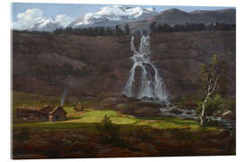 Cuadro de metacrilato Twindefoss near Voss, Norway, 1830 - Johan Christian Clausen Dahl