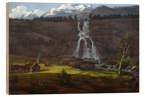 Trätavla Twindefoss near Voss, Norway, 1830