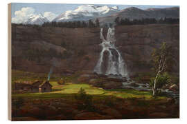 Trätavla Twindefoss near Voss, Norway, 1830