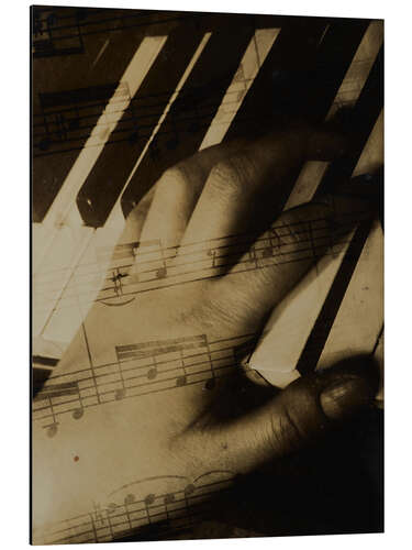 Stampa su alluminio Hands at the Piano, around 1929