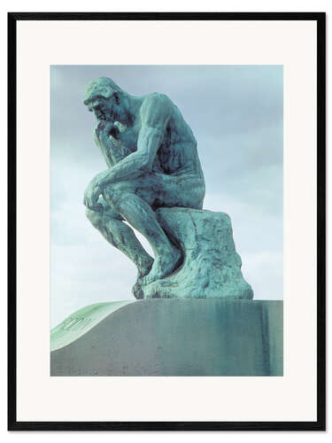 Plakat artystyczny premium w ramie The Thinker, 1906