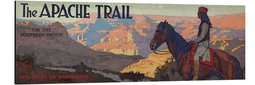 Obraz na aluminium The Apache Trail via the Southern Pacific, 1917