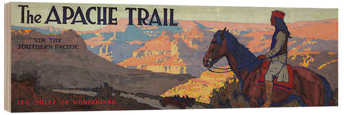 Holzbild The Apache Trail via the Southern Pacific, 1917