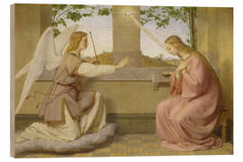 Quadro de madeira Annunciation - Ernst Deger, 1835