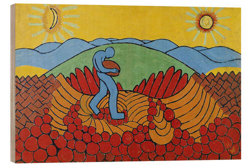 Stampa su legno Blue Sower, 1911