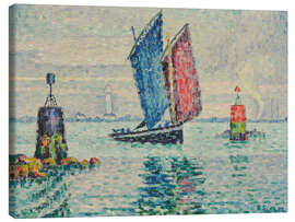 Leinwandbild Der Sardinenfischer, Locmalo, 1922 - Paul Signac