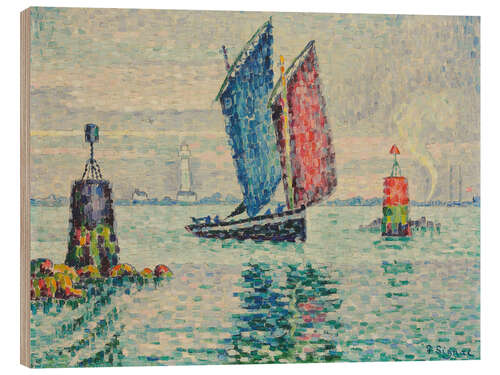 Cuadro de madera The Sardine Fisherman, Locmalo, 1922