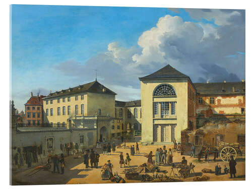 Cuadro de metacrilato The Academy Court in Düsseldorf, 1831