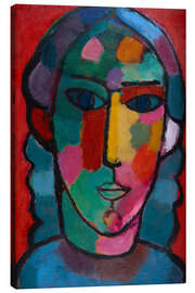 Leinwandbild Mädchenkopf, 1915 - Alexej von Jawlensky