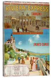 Canvas print Riviera Express Berlin Monte-Carlo