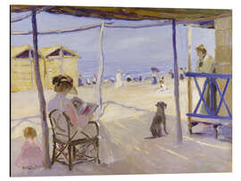 Stampa su alluminio On the beach of Viareggio - Philipp Klein, 1906