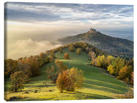 Leinwandbild Burg Hohenzollern im Herbst - Jan Christopher Becke