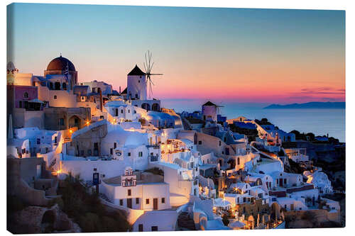 Lerretsbilde Sunset on Mykonos