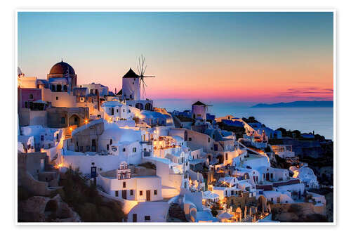 Poster Sunset on Mykonos