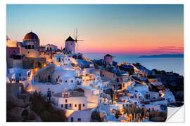 Wall sticker Sunset on Mykonos