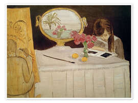 Obraz La séance de peinture (Model Sitting), 1919 - Henri Matisse