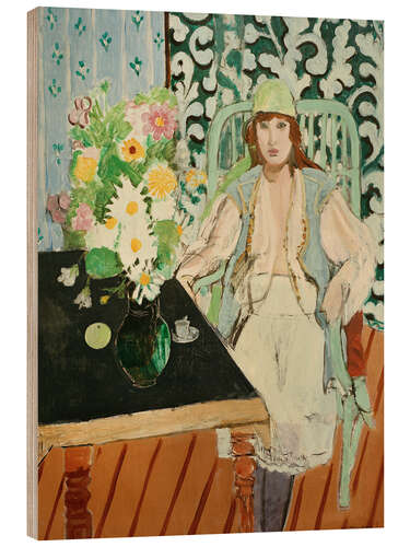 Wood print The Black Table, 1919