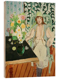Wood print The Black Table, 1919