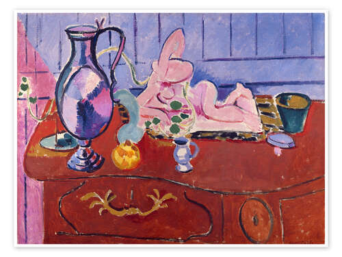 Plakat Still Life with Pewter Jug, 1910