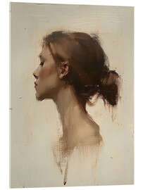 Cuadro de metacrilato Profile of a woman - DejaReve