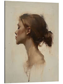 Alubild Profil einer Frau - DejaReve