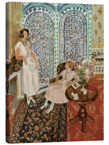 Quadro em tela The Moorish Screen, 1921