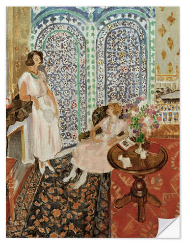 Selvklæbende plakat The Moorish Screen, 1921