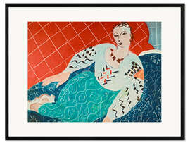 Gerahmter Kunstdruck Die rumänische (persische) Bluse, 1937