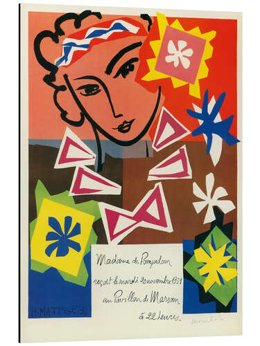 Cuadro de aluminio Madame de Pompadour reçoit le mardi 20 novembre 1951