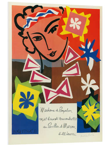 Bilde på skumplate Madame de Pompadour reçoit le mardi 20 novembre 1951