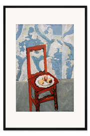 Gerahmter Kunstdruck Der Stuhl mit den Pfirsichen, 1918