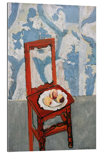 Quadro em plexi-alumínio The Chair with the Peaches, 1918