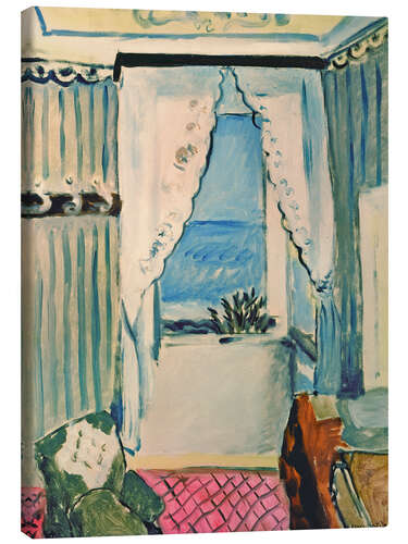 Lerretsbilde Interior in Nice, 1917