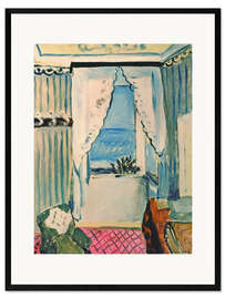Ingelijste kunstdruk Interior in Nice, 1917