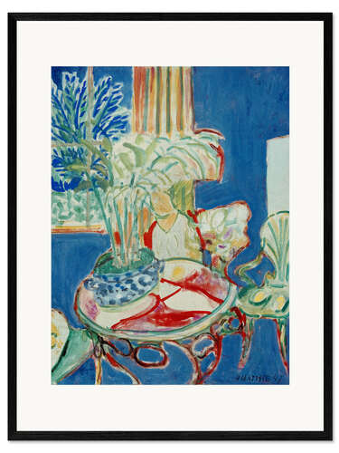 Framed art print Interior in Blue, 1947
